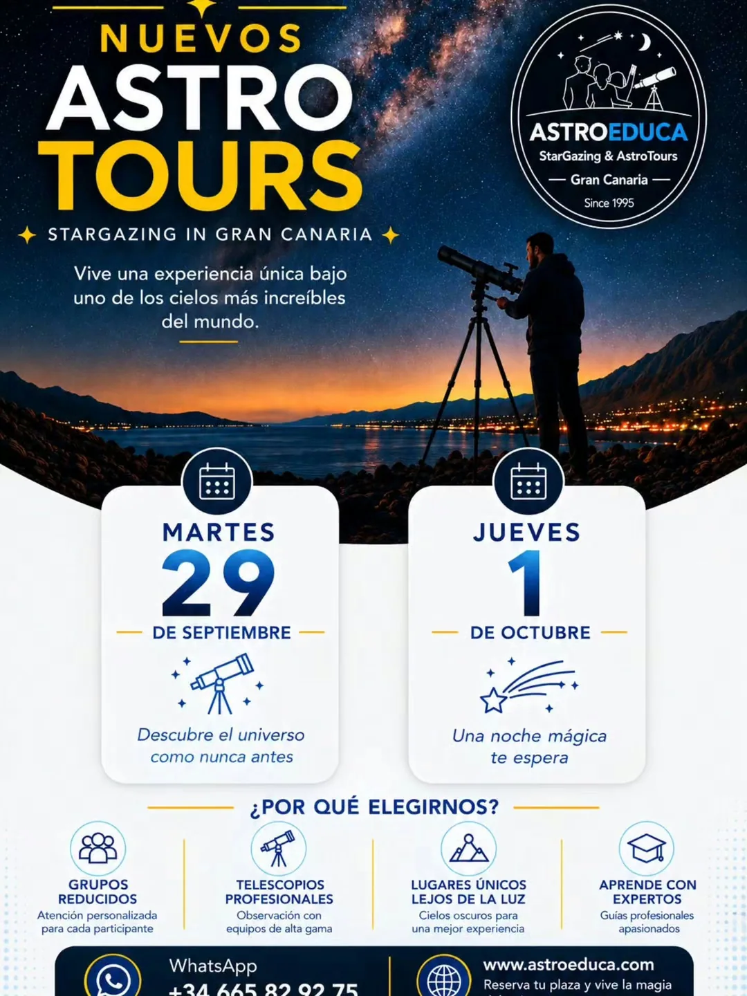 Cartel de AstroTour noche mágica