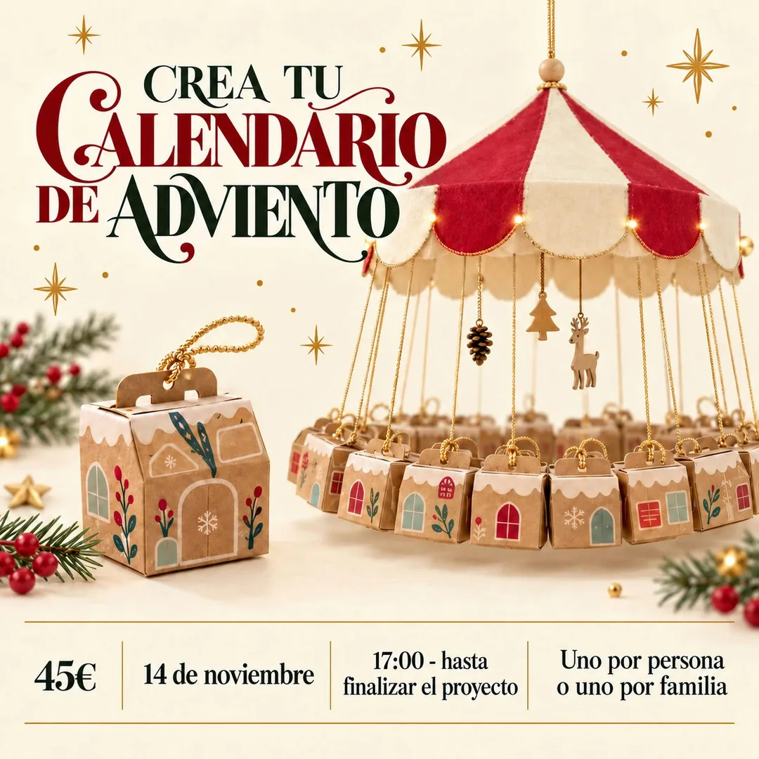 Cartel de Centro de mesa o corona de invierno