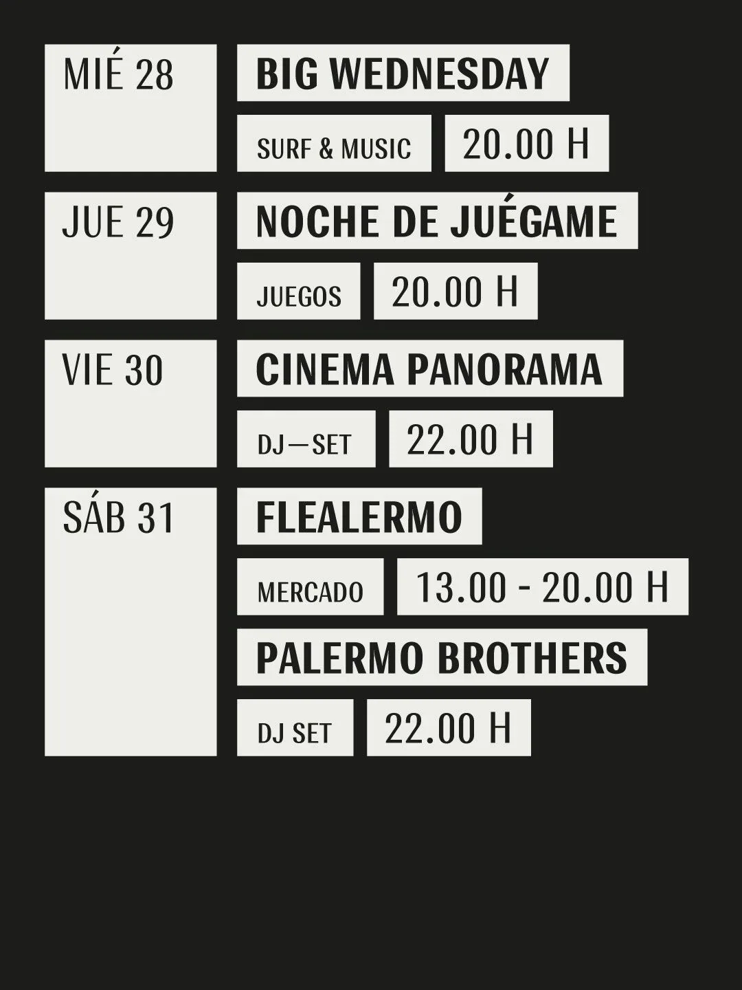 Cartel de Cinema Panorama DJ Set