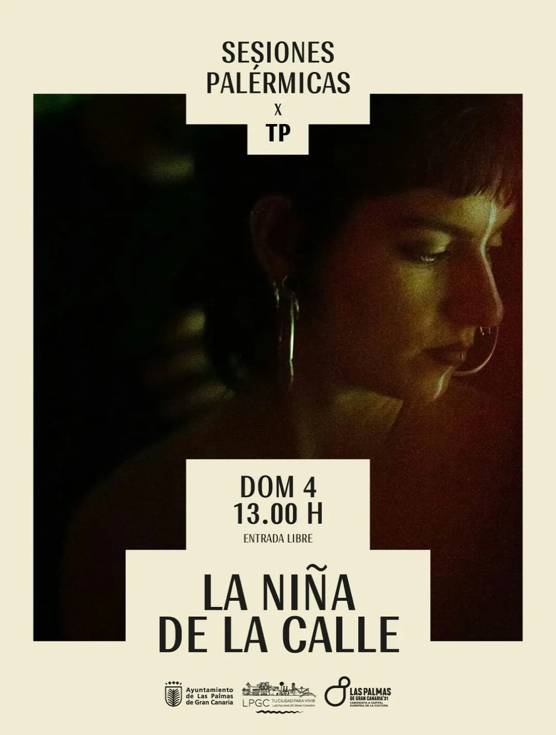 Cartel de Concierto de La Niña de la Calle acompañado por Totimadina