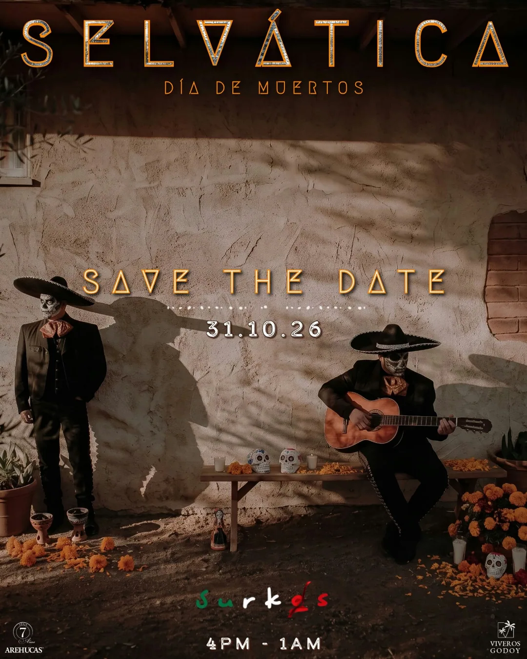 Cartel de Día de Muertos en Selvática