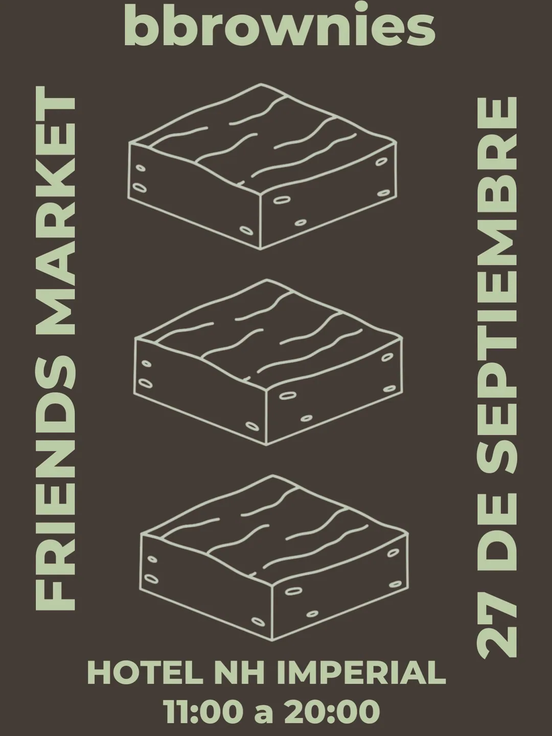 Cartel de Friends Market Canarias en Hotel NH Imperial