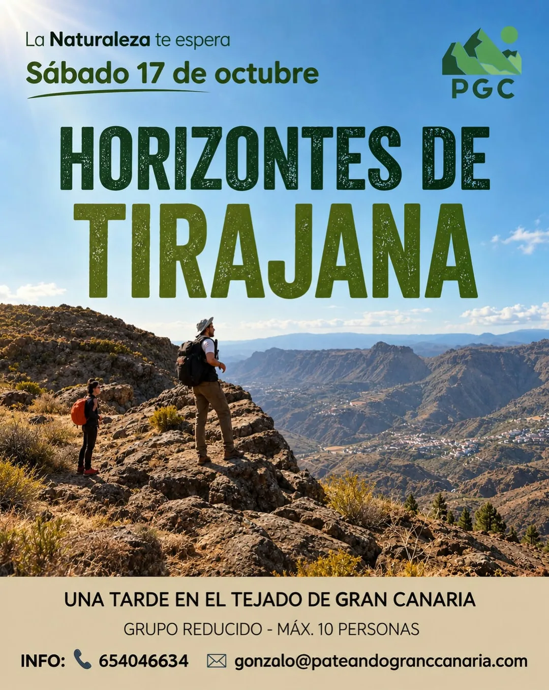Cartel de Horizontes de Tirajana