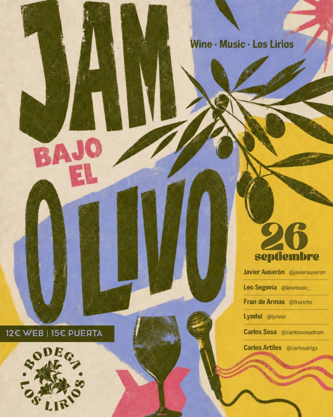 Imagen de la publicación: JAM BAJO EL OLIVO