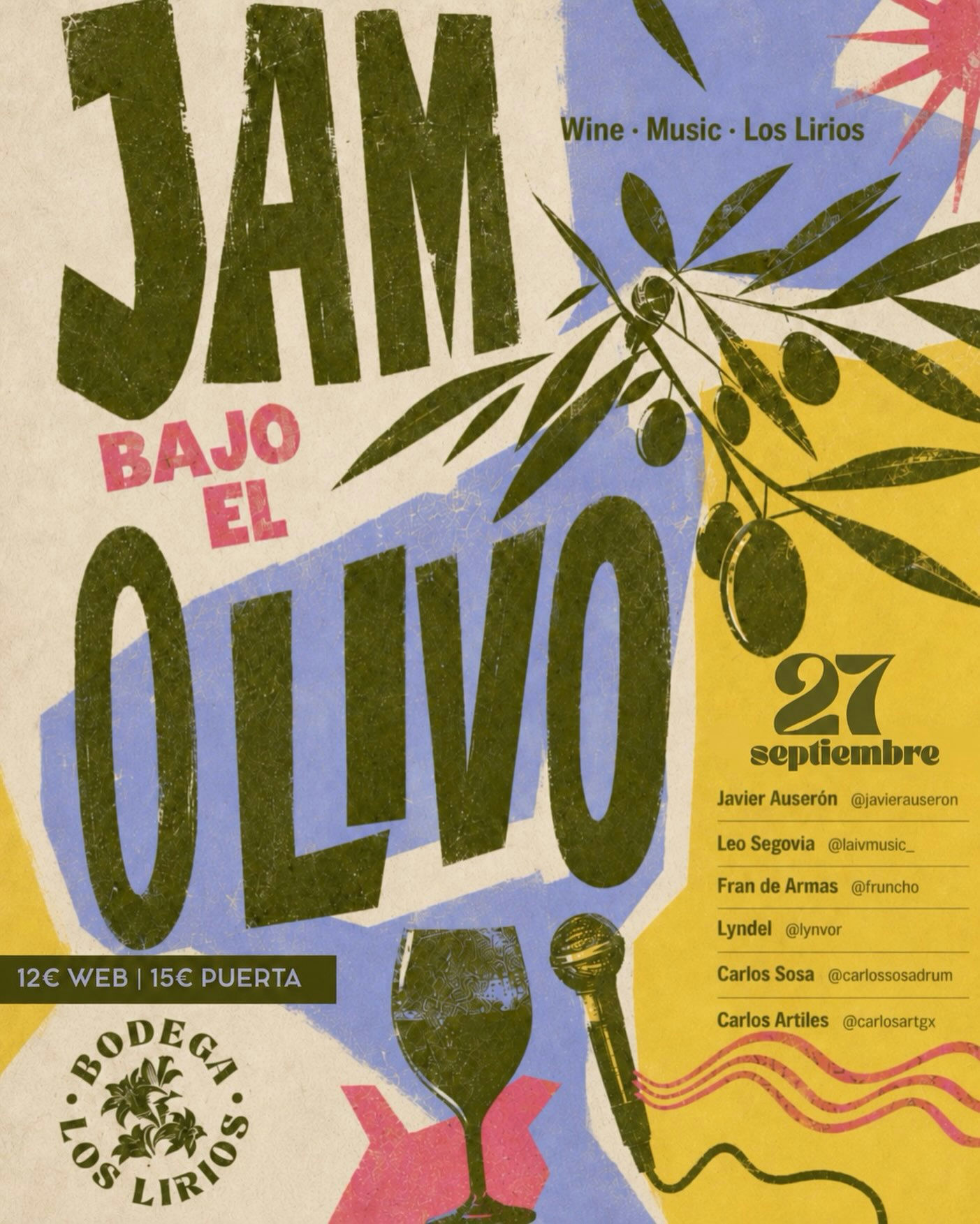 Imagen de la publicación: JAM BAJO EL OLIVO