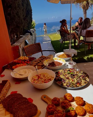 Bea LaCook: mesa de una de sus comidas