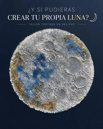 Mandarina Talleres: pieza de su taller de textura en relieve