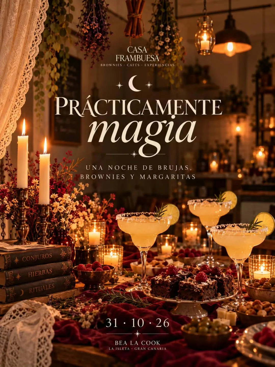Cartel de Prácticamente magia - Noche de Halloween