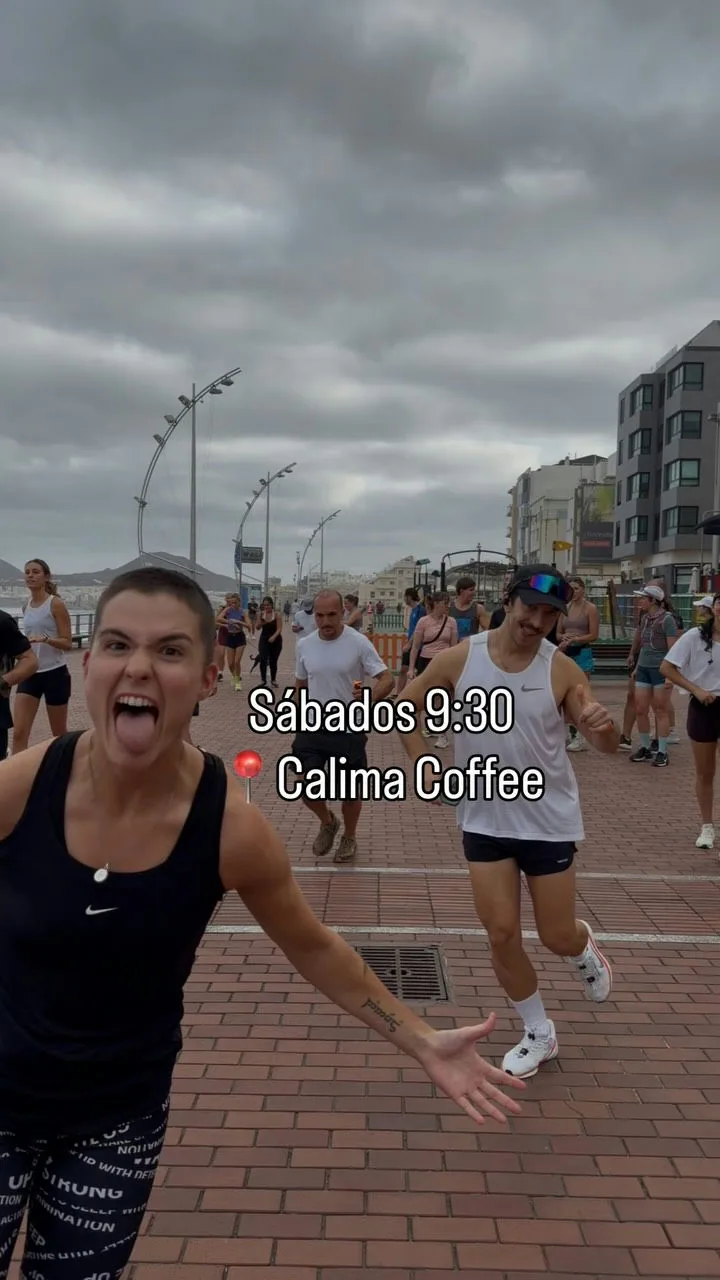 Cartel de Quedada de running para todos los niveles