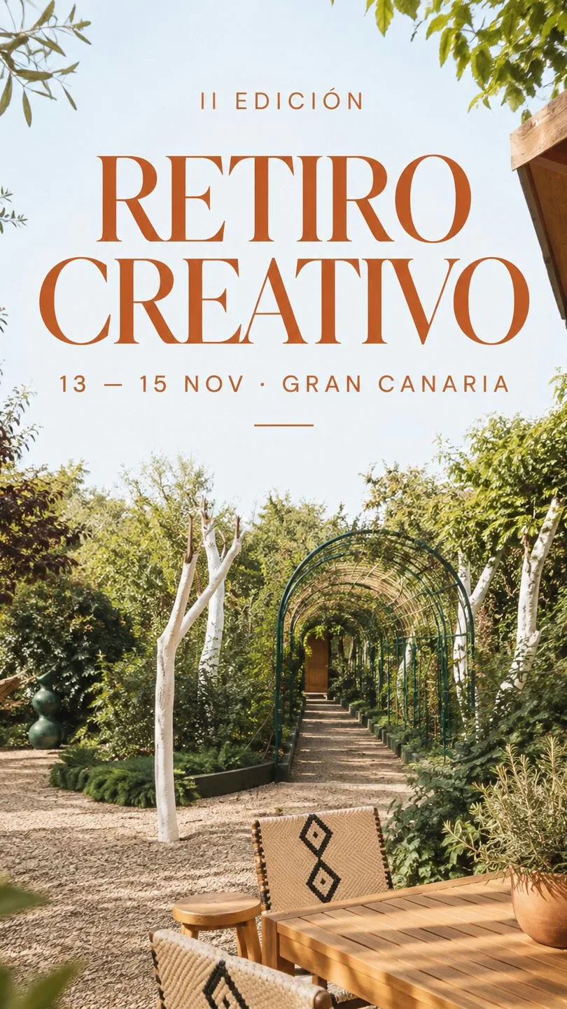 Cartel de Retiro Creativo Monona