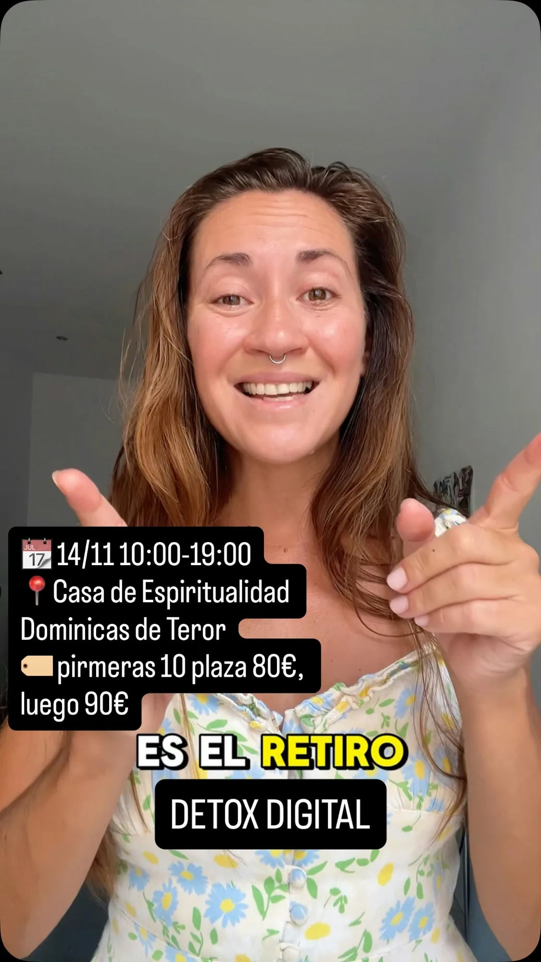 Cartel de Retiro Detox Digital
