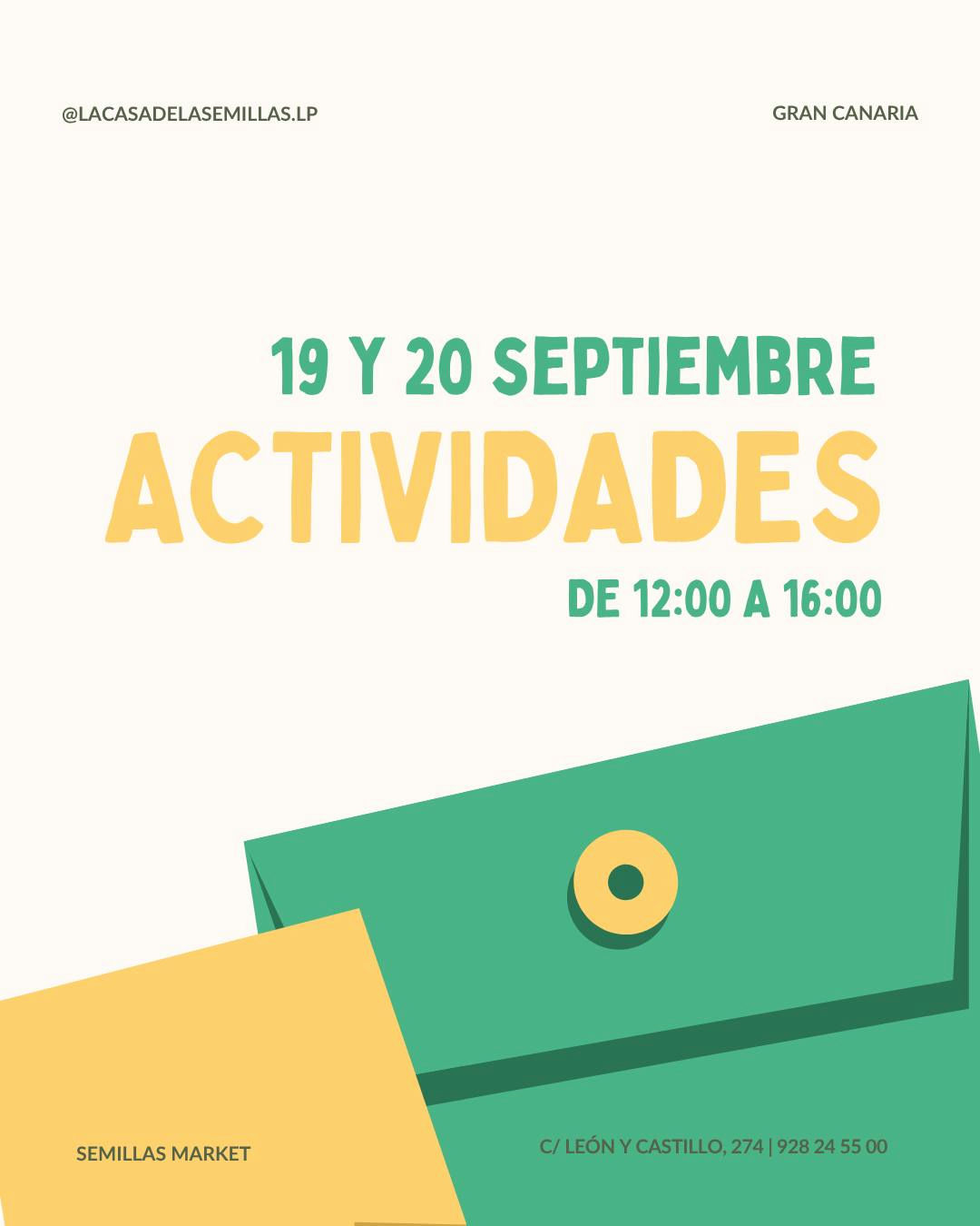 Imagen de la publicación: Semillas Market con talleres infantiles, castillo hinchable y juegos gigantes