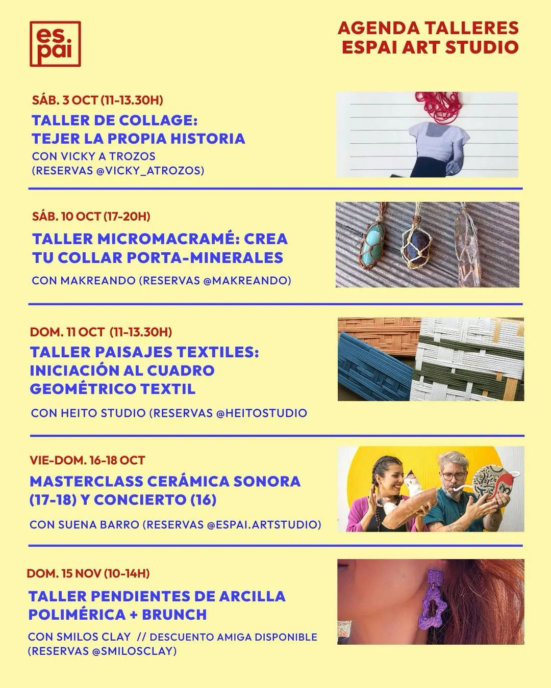 Cartel de Taller de collage: tejer la propia historia con Vicky a trozos