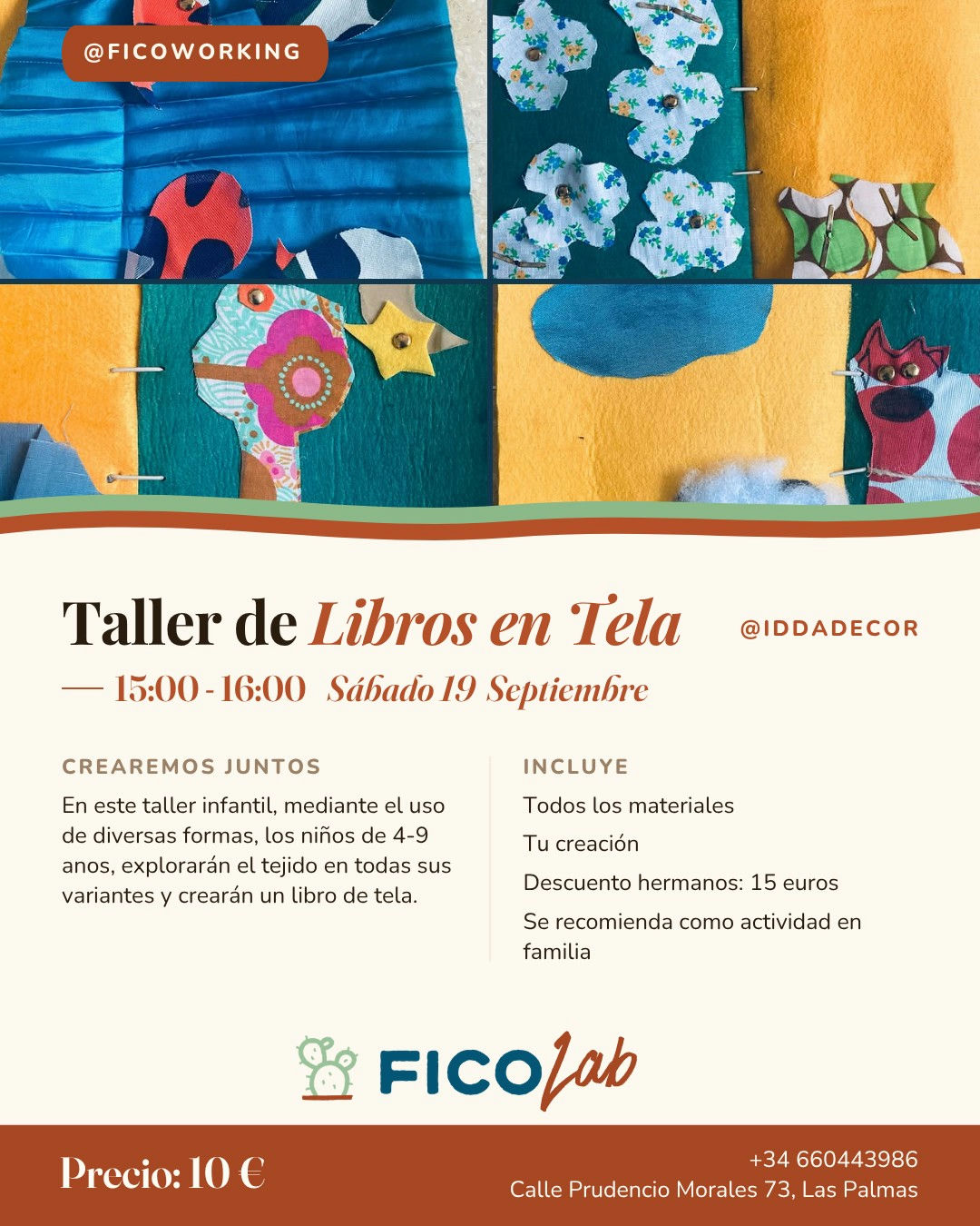 Imagen de la publicación: Taller de Libros en Tela