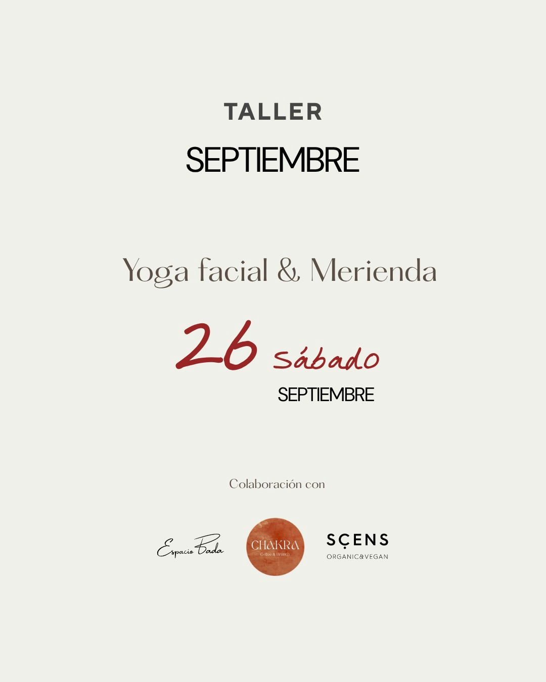 Imagen de la publicación: Taller de Yoga Facial & Merienda