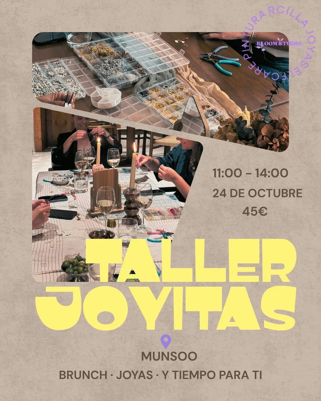 Cartel de Taller Joyitas