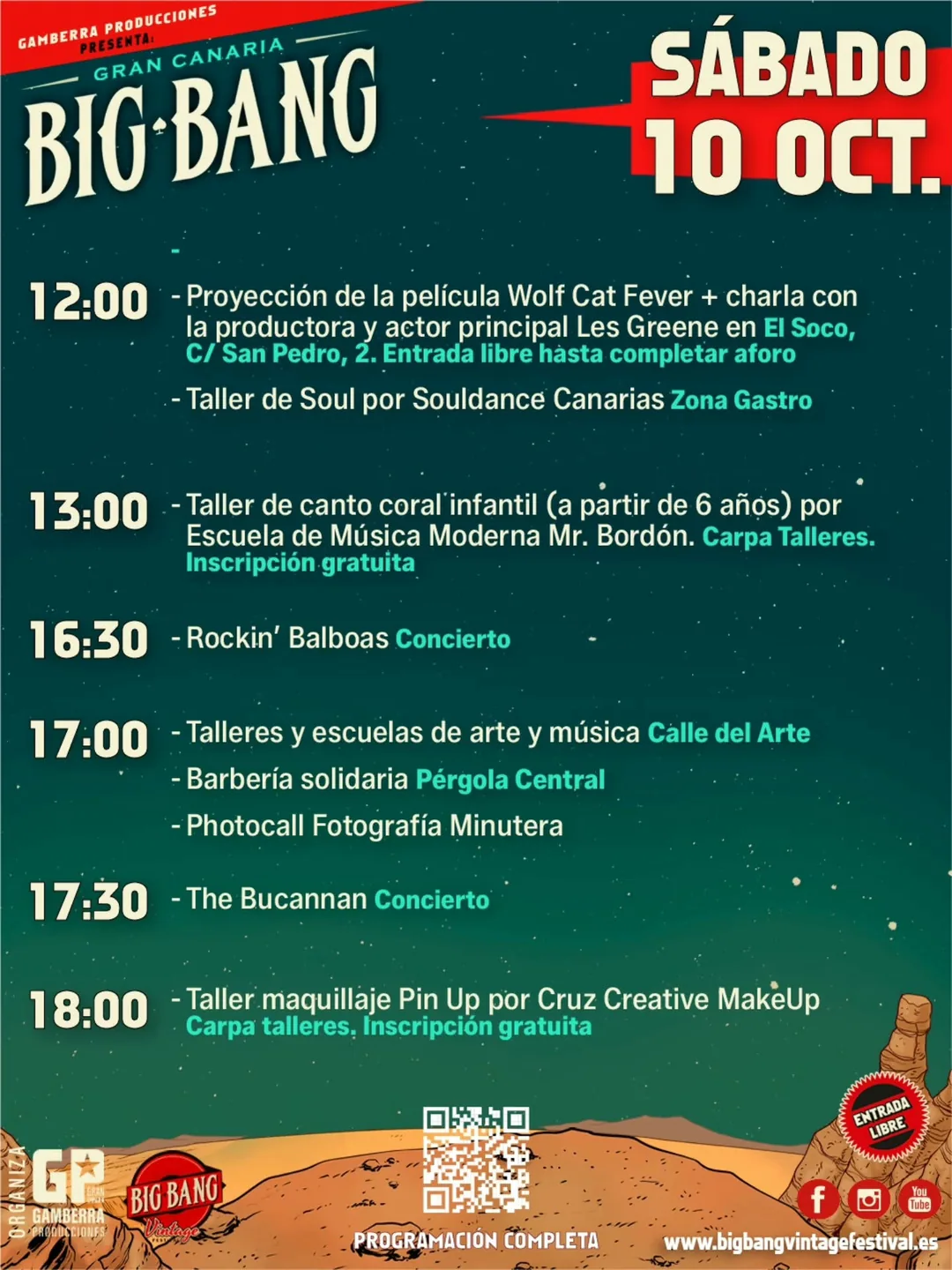 Cartel de Taller maquillaje Pin Up por Cruz Creative MakeUp