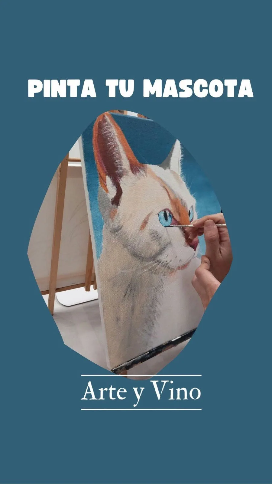 Cartel de Taller Pintar tu Mascota