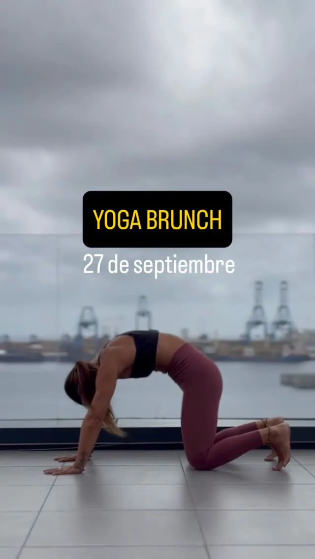 Cartel de Yoga Brunch
