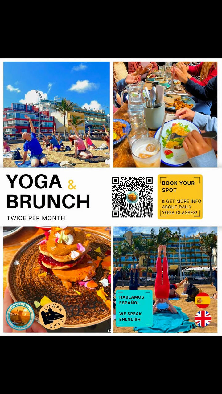 Imagen de la publicación: Yoga + Brunch en la playa con clase de yoga para todos los niveles y brunch en Luwak Café