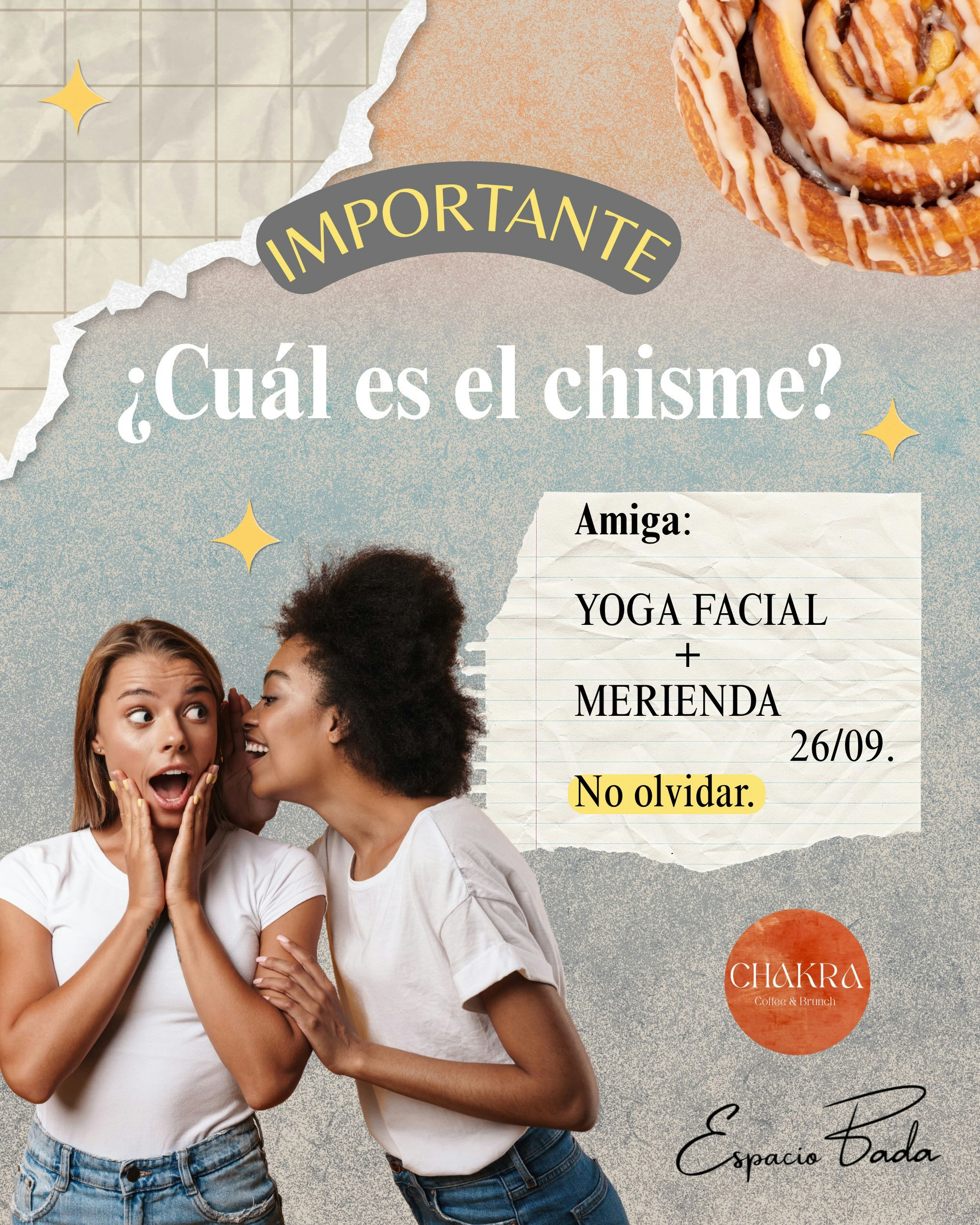 Imagen de la publicación: Yoga facial & Merienda
